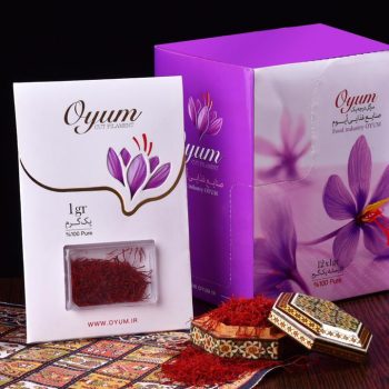 Sargol saffron 1 gram package of oyum food industry has 12 packs  of Sargol saffron.
